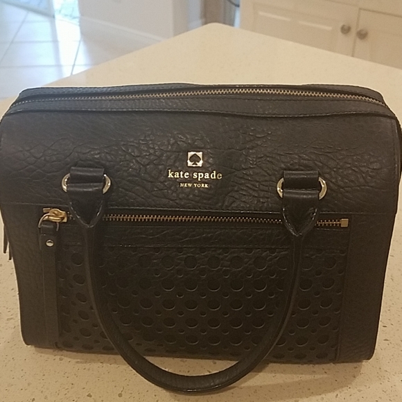 kate spade Handbags - Kate Spade black leather handbag